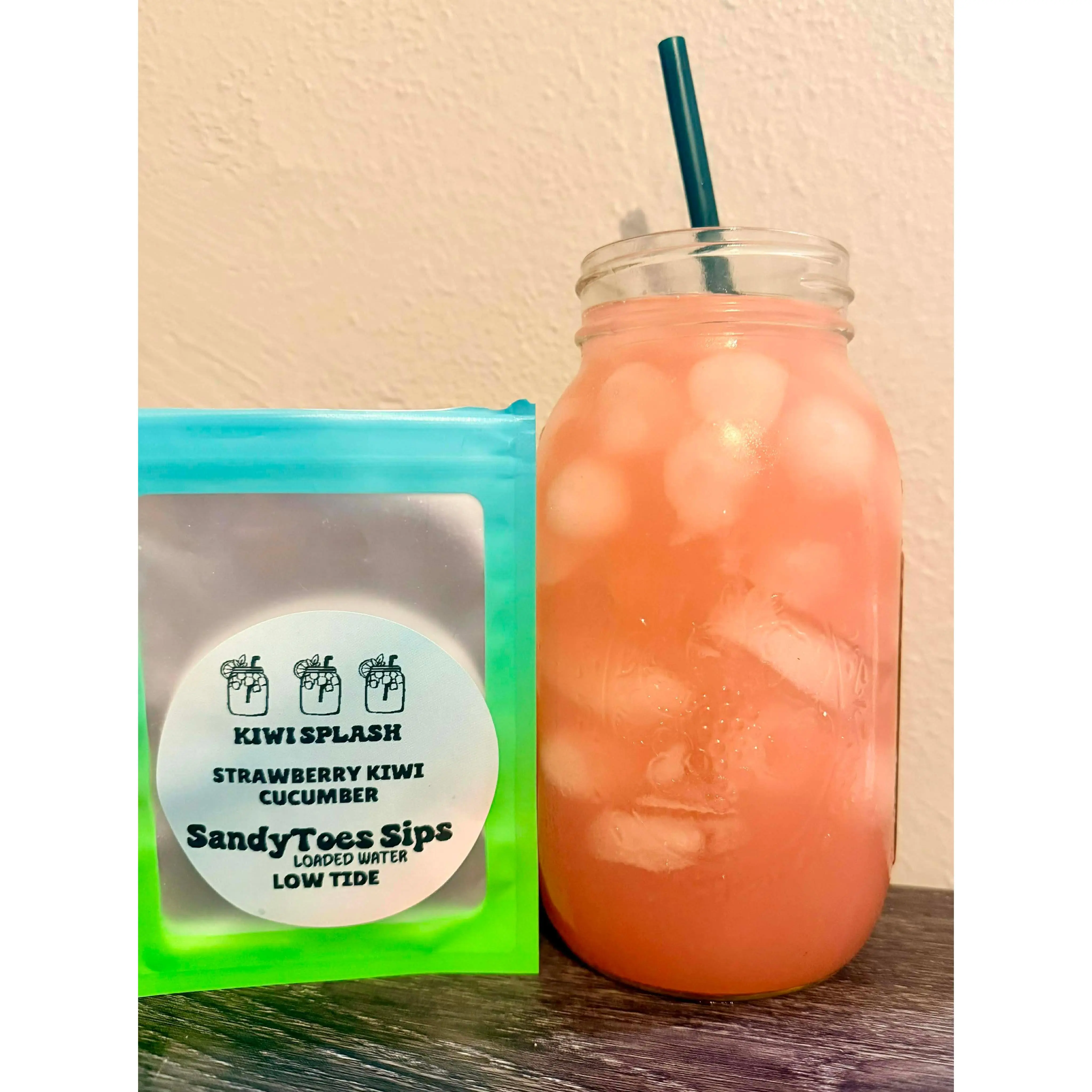 KIWI SPLASH Loaded Tea or Loaded Water  Sugar Free Gluten Free