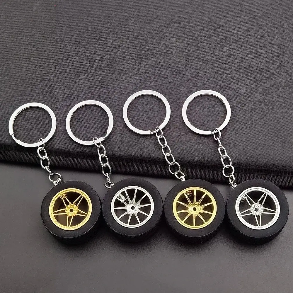 Originality Turbo Keychain Car Rims Product Metal Model Wheels Keyring Hot Wheels Birthday Decoration for Man Personalized Gift