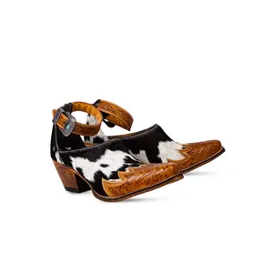 Zora Canyon Hair-On Hide Mules