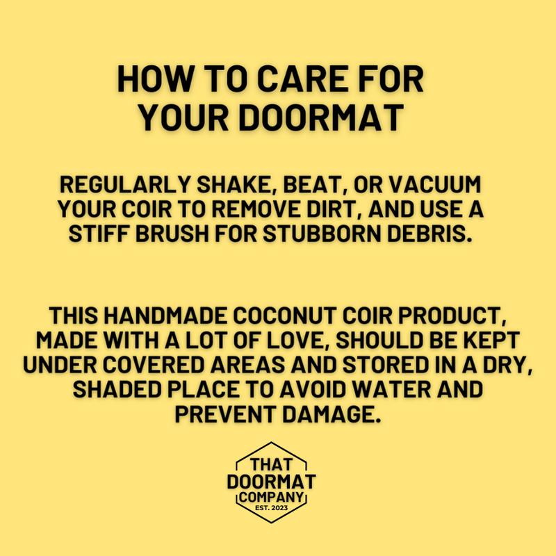 PERSONALIZED Doormat - custom doormat - personalized message - welcome doormat - funny doormat