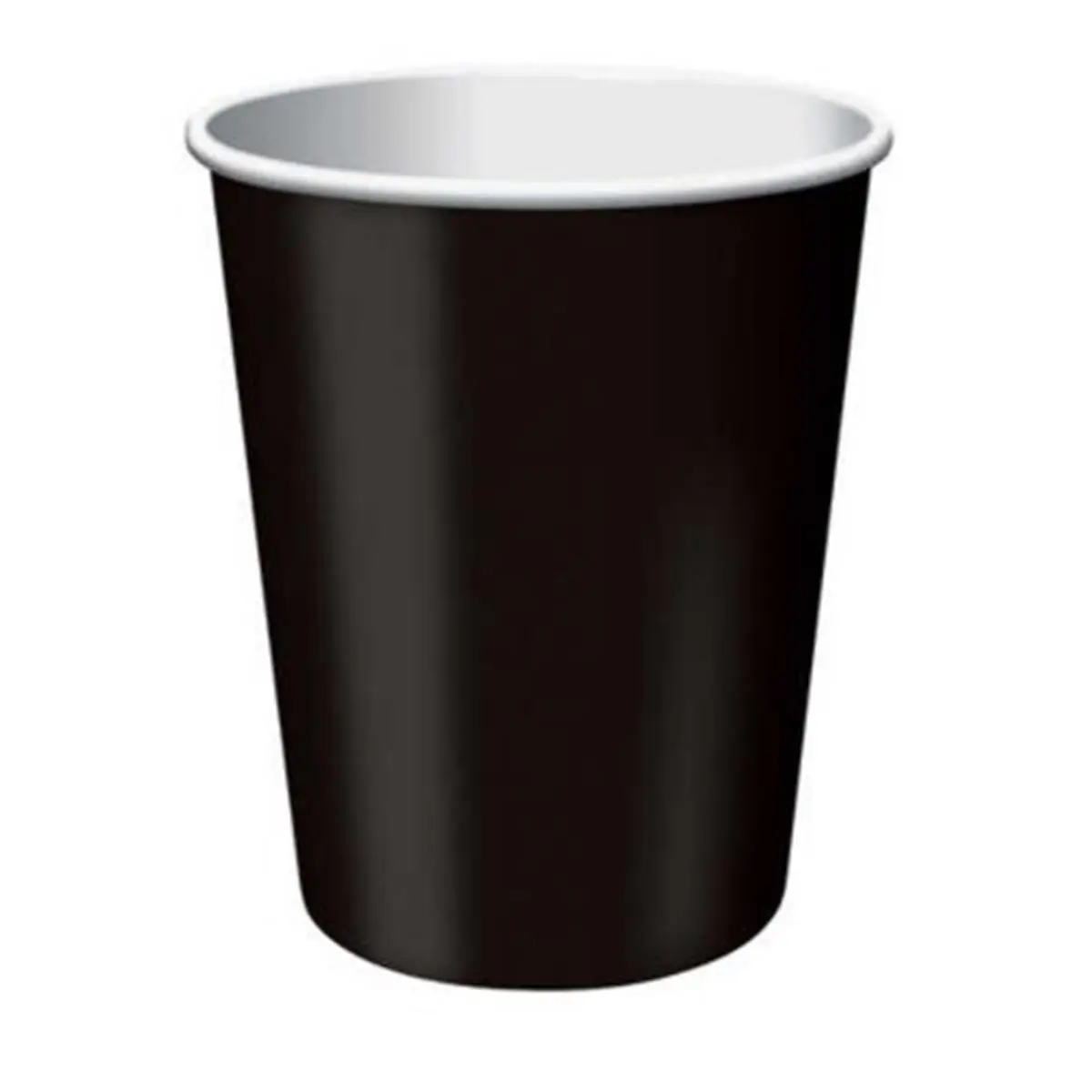 Hoffmaster Group 563260 9 oz Hot & Cold Cups, Black - 8 per Case - Case of 12