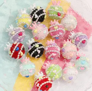 Crown beads (pack on live) Jewelry Making Handmade