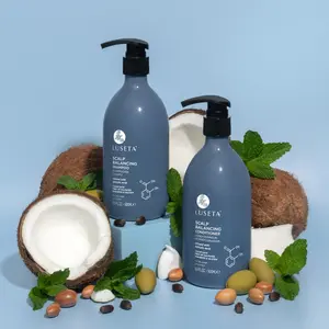 Luseta Salicylic Acid Shampoo and Conditioner Set for Men and Women, Scalp-Balancing, Reducing Build-up, Flake Control Shampoo for Men, Clarifying Shampoo for Refreshing, pH-Balanced, 2 x 16.9 Fl Oz