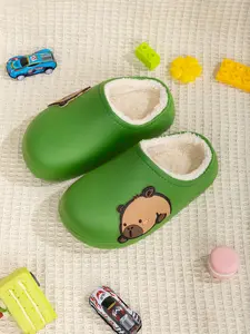 Autumn Winter New Style Waterproof PVC Shoes, Cute Cartoon Capybara Decoration, Thick Sole Non-Slip Indoor Outdoor Slippers for Boys Girls, Cute Cartoon Slides