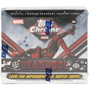 2025 Topps Deadpool Chrome Hobby Box Trading Cards