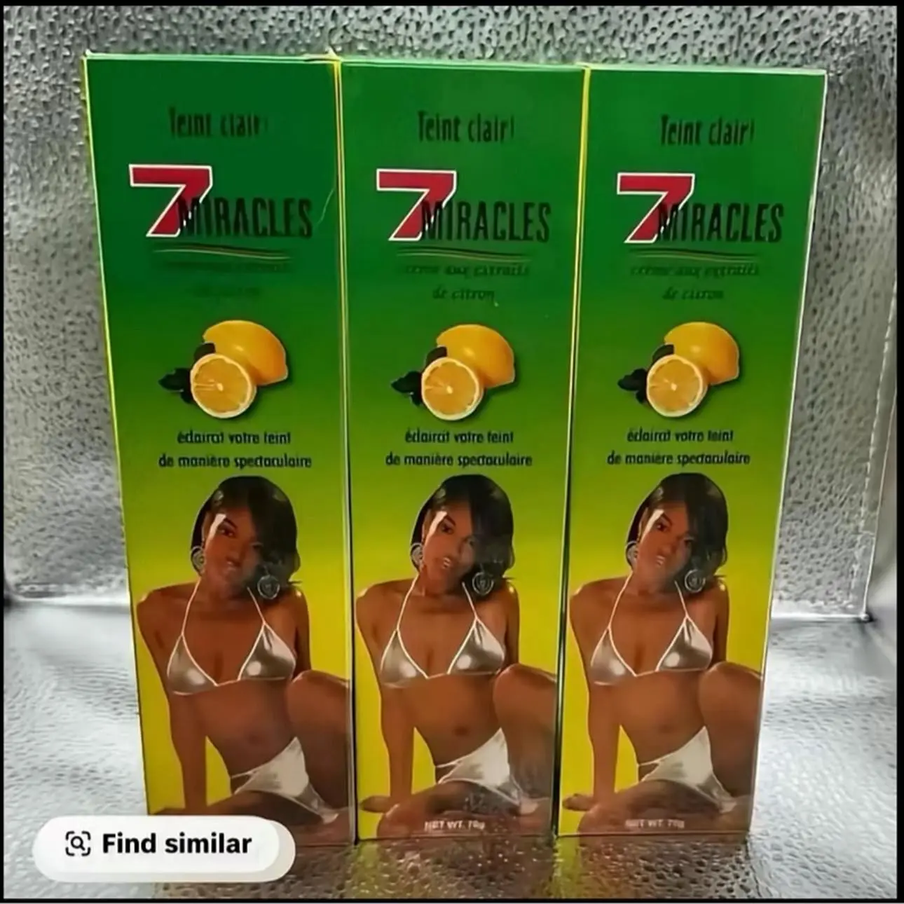3 pcs 7 Miracles Teint Clair Lemon Extract for Spectacular Skin Brightening 7 Boxes