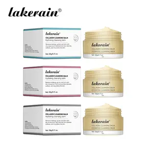 3 Counts Collagen Nourishing Makeup Remover Cleansing Balm - Waterless Formula, Glide-On Oil Melts Away Makeup, Waterproof Removal, Non-Greasy & No Tightness, Choose from Original/Rose/Unscented Fragrance