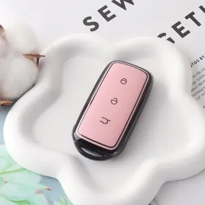 Colorblock Tpu Car Key Case for Geely Galaxy Starry 6 Keys Set L7/l6 E8 Starship 7 Luxurious E5 Starry 8 Retro A7/m9 Shell Bag
