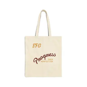 Progress Over Perfection Tote Bag