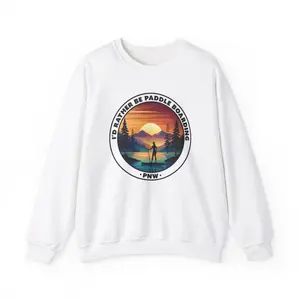 I'd Rather Be Paddle Boarding PNW Unisex Heavy Blend™ Crewneck Sweatshirt