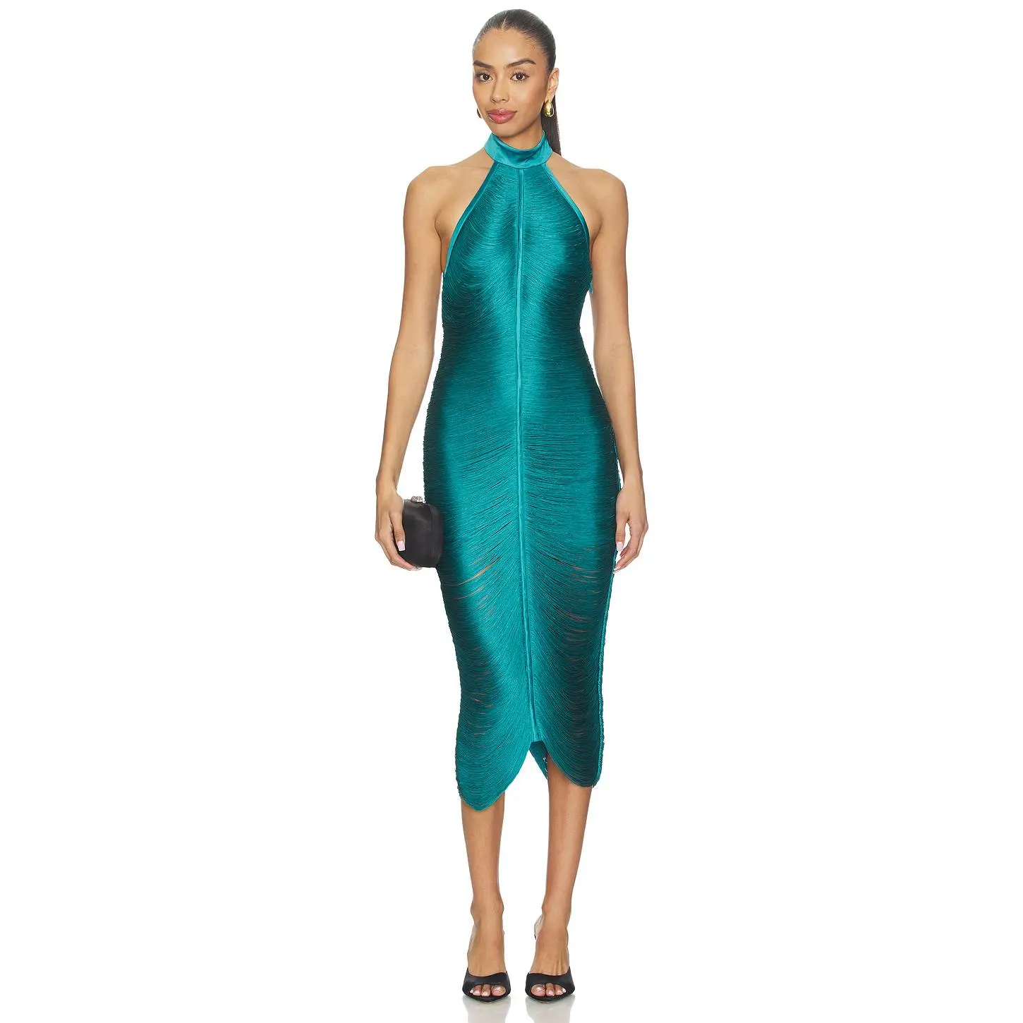 NBD Nargis Midi Dress in Teal - TikTok Shop