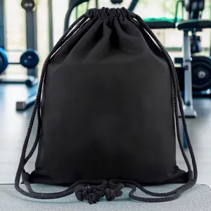 Drawstring Backpack Sports Gym Sackpack Water Resistant String Bag for Women Men