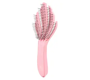 Wet Brush Go Green Curl Detangler Hair Brush-Pale Pink-Ultra-Soft IntelliFlex Detangling Bristles Glide Through Tangles with Ease - Great For Curly Hair - No Split Ends & Pain-Free for Wet or Dry Hair