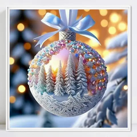 Pine Forest Pattern 5D Diamond Arts Colorful Painting Kit without Frame, 1 Set DIY Diamond Arts Colorful Painting for Beginners, Wall Art for Home Decor, Handicraft