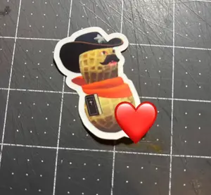 Peanut sticker 2in - Decal Sticker - Waterproof UV resistant