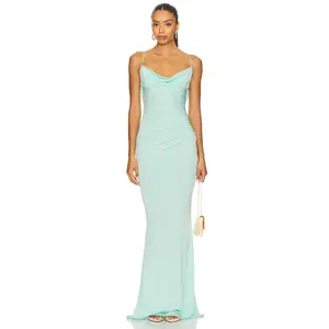 Katie May Beth Gown in Supercharged Mint