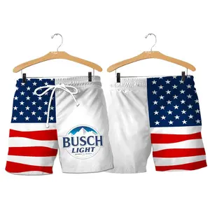 Light Beer Hawaiian Shorts, Quick Dry Hawaiian Swim Trunks – Lightweight, Breathable, All-Day Comfort