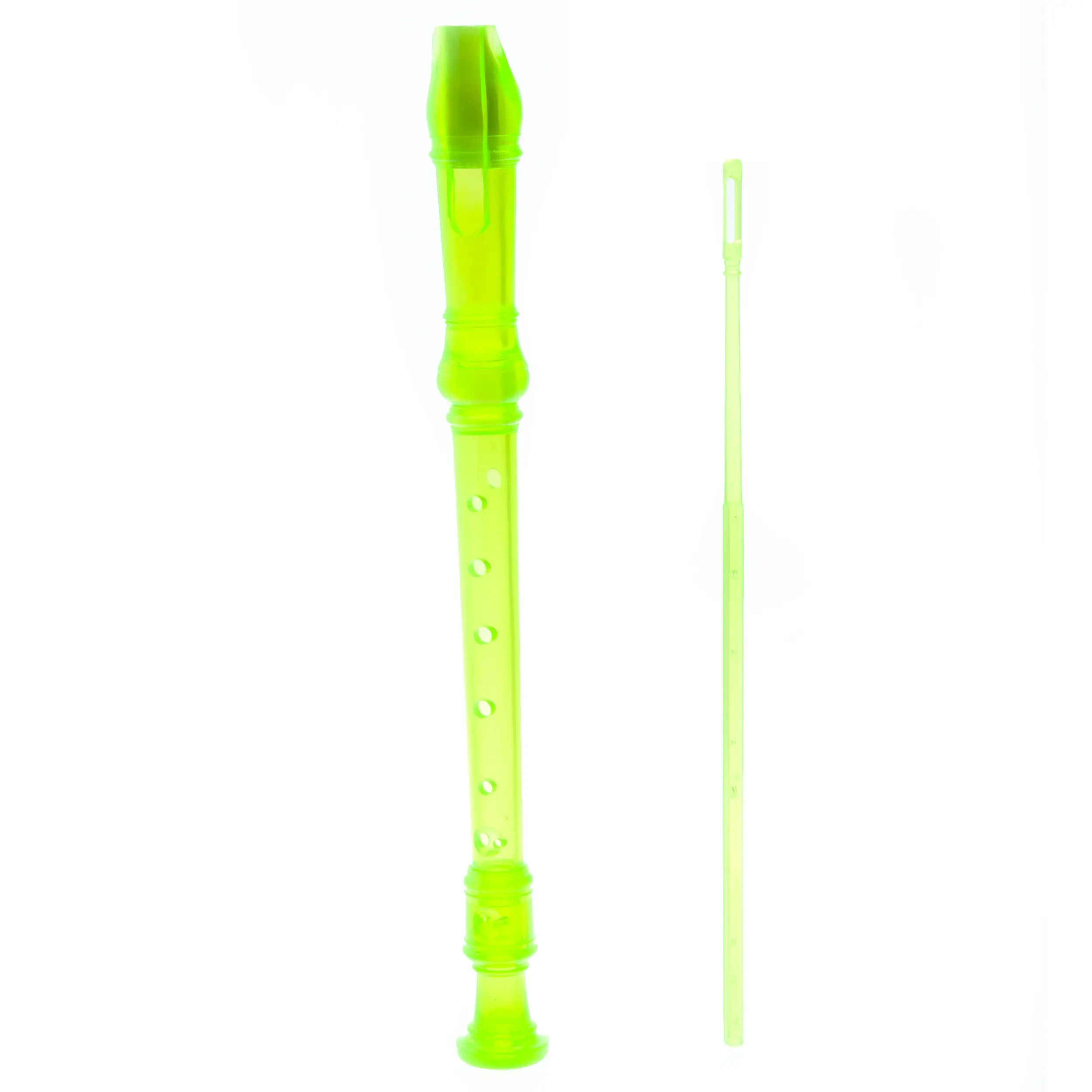 D'Luca Student 3 Piece Recorder Flute Green