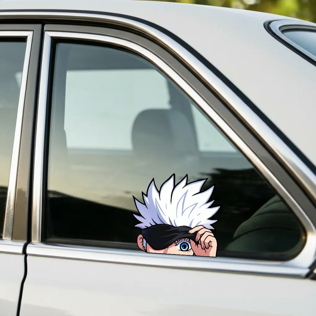 GOJO Anime Sticker Decals Waterproof sticker decals  cartoon sticker for fan size 4.5inch