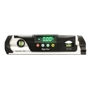 212 MAIN Digi-Pas 2-00285-99 Waterproof IP67 Torpedo Digital Level Protractor, 0.05° Accuracy Hardware Measuring Tool