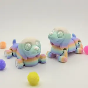 Mid X Dachshund | 3D Printed | Articulated Collectible for Desk Decoration Dog