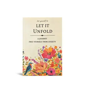 Let It Unfold Anxiety Companion – A Structured Planner Notebook for Easing Worry, Cultivating Patience & Navigating Emotional Growth, Stationery Supplies