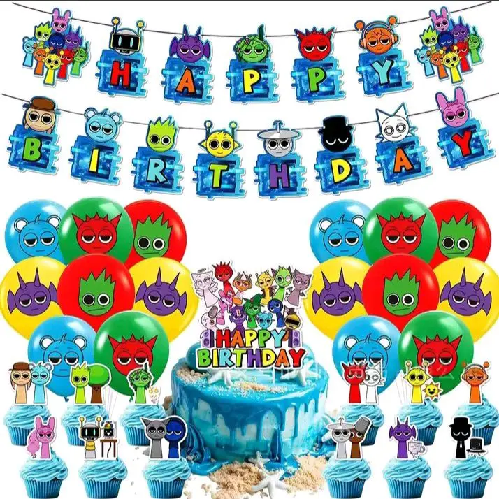 SPRUNKI BALLOONS AND PARTY SUPPLIES