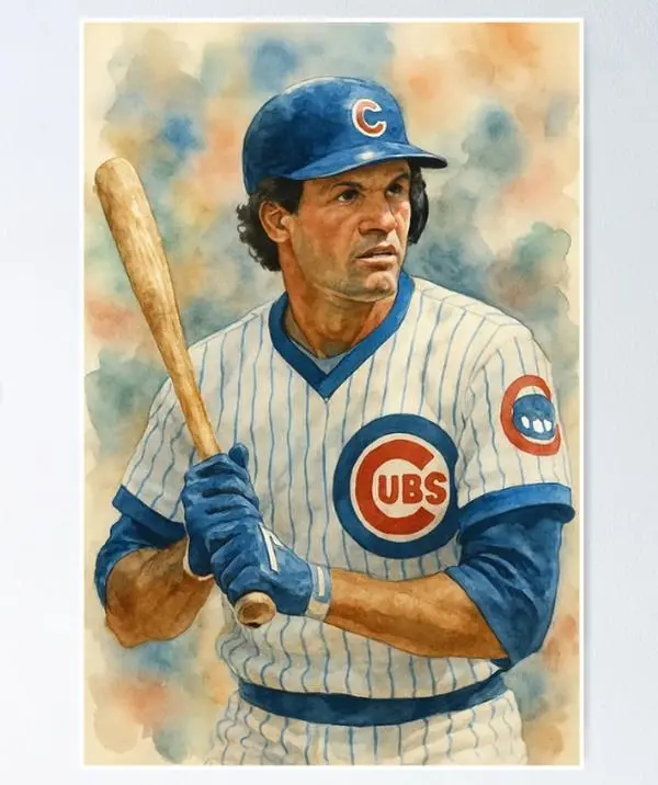 Ryne Sandberg Wall Poster, Unframed Home Decor for Living Room, Bedroom