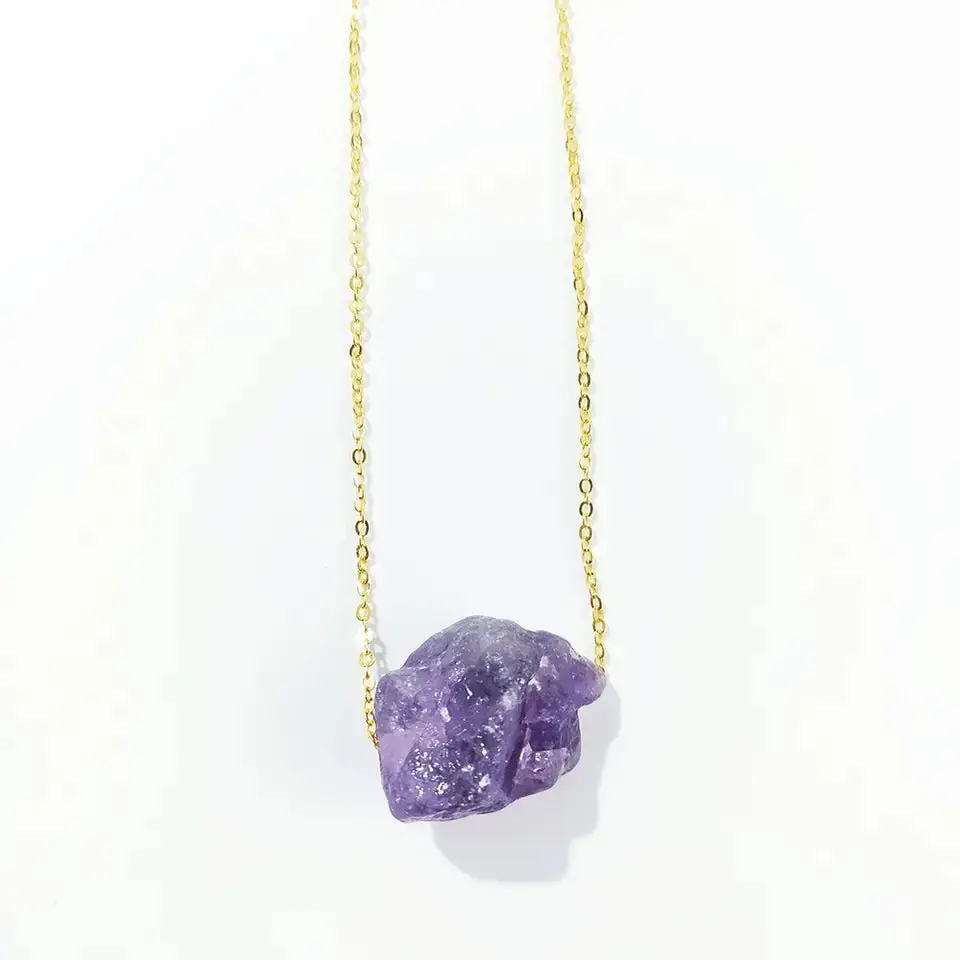 Deep Amethyst Birthstone Necklace