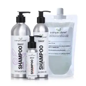 Daily Shampoo made with Organic Plant Based Ingredients | 2.7 - 17 oz. Sizes