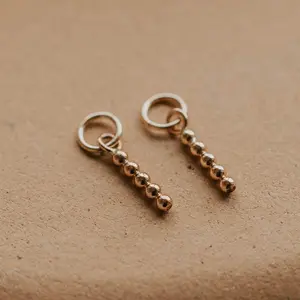 Hello Adorn Honey Hoop Earring Charms - Any Occassion Jewelry - Women's Fashion Accessory