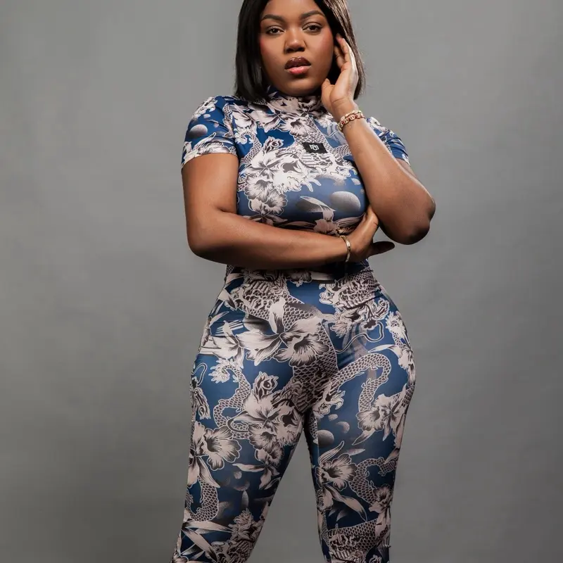 Luxe Sheer Floral Mesh Bodycon Jumpsuit