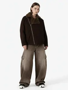 Thesupermade Vintage Washed Workwear Barrel Jeans