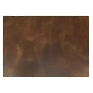 Import Tooling Full Grain Leather Piece 10"x18" 5/6oz 2mm 100% Cowhide  BROWN