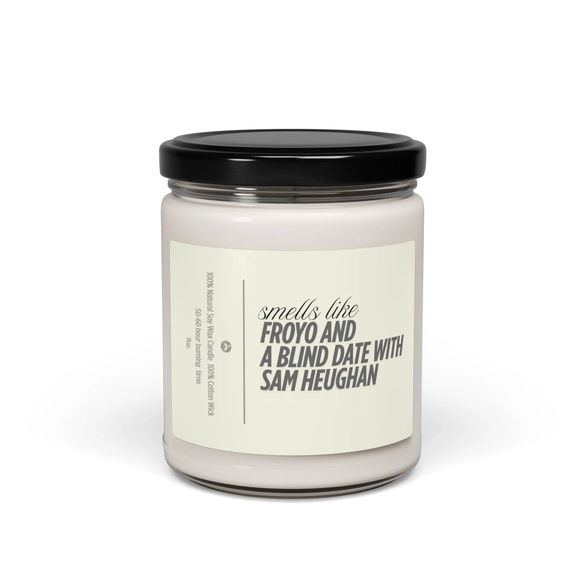 Smells Like Candle - Froyo and Sam, Sam Heughan Fans Candle - Funny Quote Birthday Gift Soy Candle, Outlander Fans Gift, 9oz Candle
