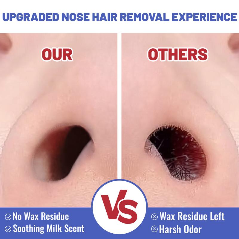 Nose Wax Kit Nose Hair Removal Wax Kit For Men & Women I Safe Waxingl 30 Applicators Guards | 15-20 Times Usage Body Care Smooth Hair Wax