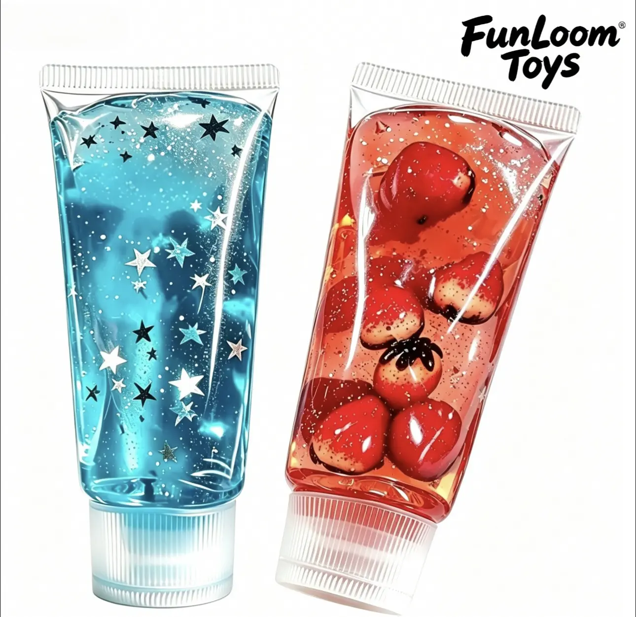 Colorful Fruit Squishy Stress Relief Toy Sensory FidgetTool, Portable Pocket Accessory for Tactile Play & MoodSupport
