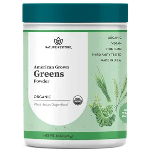 American Grown Greens Powder, Organic Wheatgrass, Kale, Barley Grass Healthcare Supplement Dietary Edible