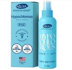 Hypochlorous Acid Spray for Face and Skin; Facial Cleanser | 8oz Face Mist Hypochlorous Acid Spray for Skin, Acne, Rash, Eczema, Wound | Antimicrobial Facial Cleanser Acne Sprays; Smart Skincare