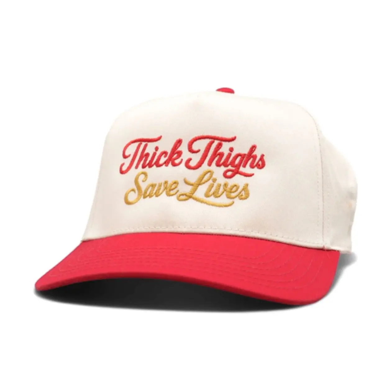 Thick Thighs Save Lives Snapback Hat, Funny Women's Snapback Cap, Richardson 112 Style Mesh Hat, Flat Brim Baseball Cap, Country Girl Western Hat, Adjustable Summer Hat, Gift for Her
