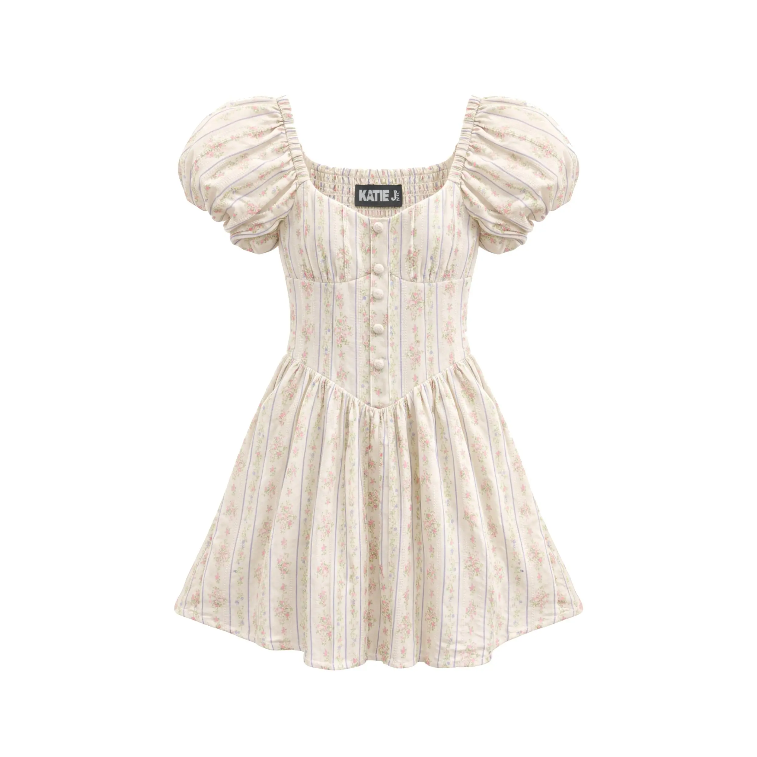TWEEN GRETA PRINTED COTTAGE CORE DRESS
