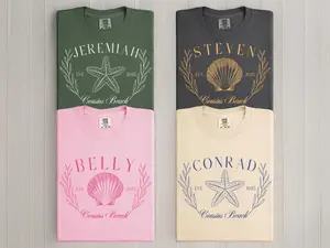 TSITP Team Jeremiah Comfort Colors® Shirt | Team Conrad Tee | Cousins Beach Merch | The Summer I Turned Pretty Shirt | Connie