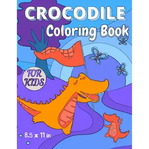 Crocodile Coloring Book for Kids: A Special, Adorable, and Fun, Alligator Coloring Book to Engage in Creative Crafts For Cocodiles Lovers. Paperback – May 1, 2023