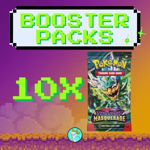 10x Scarlet & Violet - Twilight Masquerade Booster Packs Pokemon