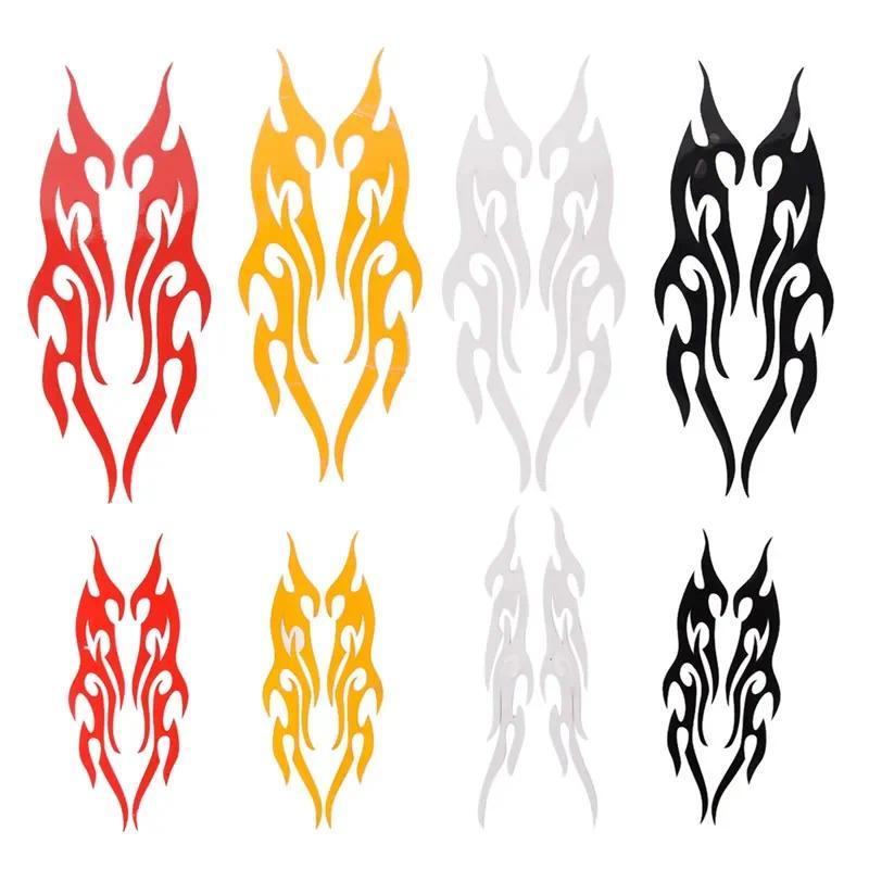 Car sticker modified flame car stickers bumper hood rearview mirror head cover stickers cover scratches motorcycle decals