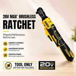 DEWALT DCF512 20V MAX Cordless Right Angle Drill｜3/8"-1/2"(10-13mm) Chuck 0-300RPM Compact Drill, Bare Tool Only (NO Battery & Charger Included)