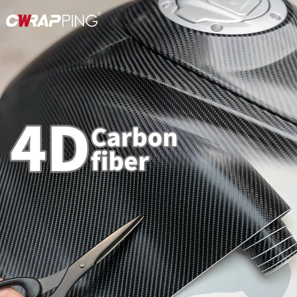 150/300/600cm Cars Roof Hood 4D Carbon Fiber Vinyl Wrap Waterproof DIY Covering Styling Large Vehicle Wrap for Car Accessories