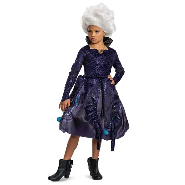 Girl's Little Mermaid Live Action Deluxe Ursula Costume