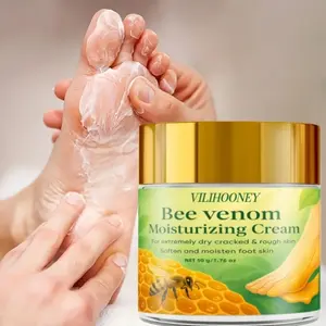 Bee Venom Moisturizing Cream, 50g, Hydrating, Perfect for Dry Cracked Feet and Hands, Deep Hydration, Smooth Soft Touch, Hand and Foot Care