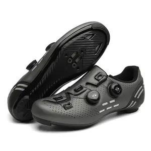 Sneakers, Men's Cycling Shoes Compatible with  Anti-slip Cleats, Suitable for Daily Cycling and Racing